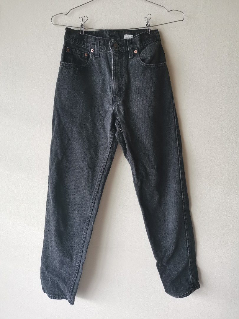 Vintage 90S Levi'S 550 Black Made In Usa, Women'S Fashion, Bottoms, Other  Bottoms On Carousell