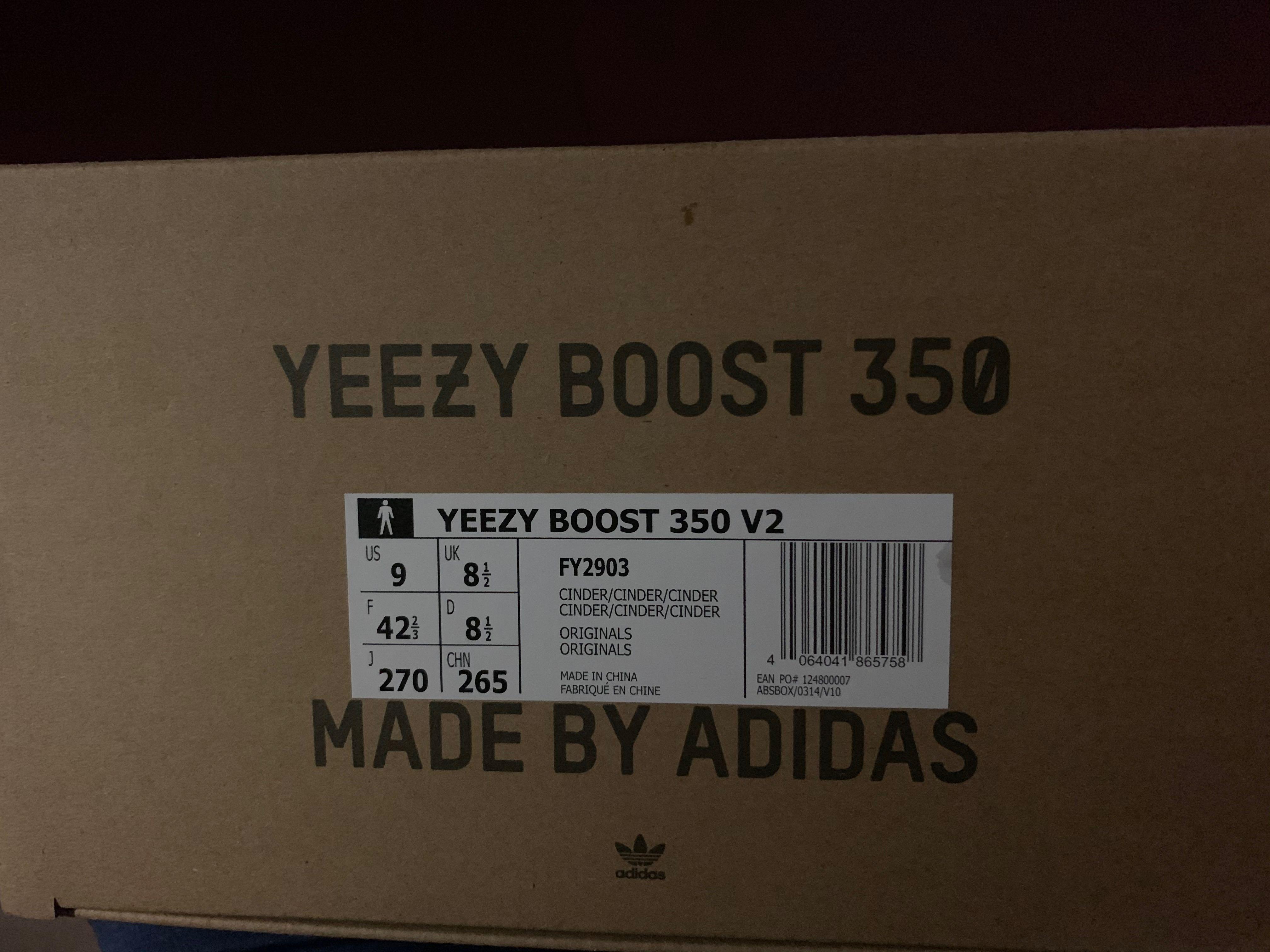 yeezy cinder 350 v2 Mens Fashion Carousell Singapore