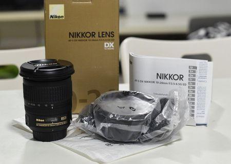 Nikon AF-S 10-24mm f3.5-4.5G ED Lens BNEW (REDUCED!)
