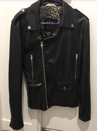 Zara Man Beat Collection Motorcycle Jacket - Size S