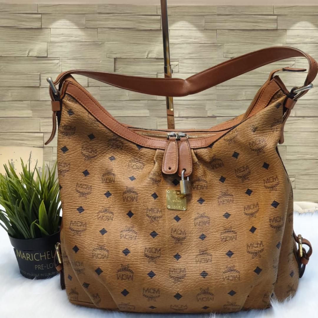 100 Authentic MCM Hobo Bag