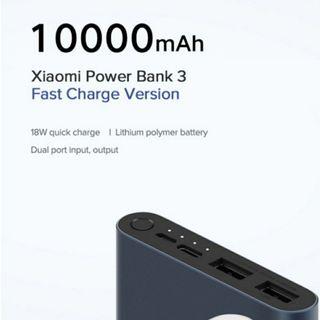 Xiaomi 10000 mAh Powerbank 3 Fast Charge Version