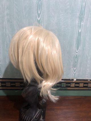 Women\'s Long Straight Full Wig Hair Blonde Synthetic