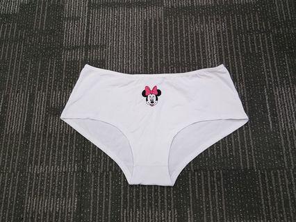 L259 大碼/Large/EUR40/UK12 #出口英國貨辦 女裝內褲 棉質 米奇老鼠 米妮 Mickey Mouse Minnie Cotton underwear panty brief Export UK Sample (without brand label)