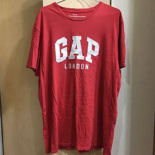 Gap 大紅色oversize上衣