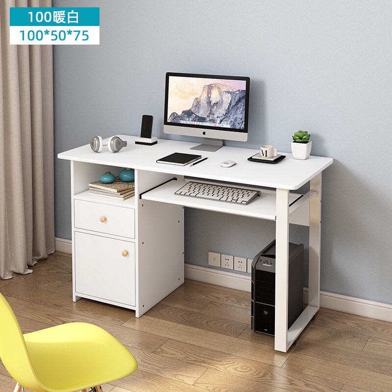 多色選擇電腦枱書枱 computer desk, 傢俬＆家居, 傢俬 Carousell