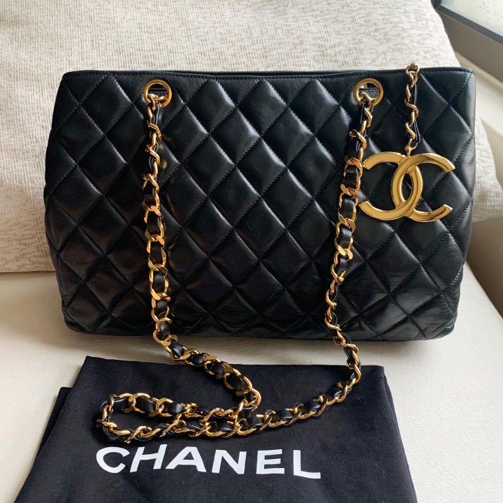 CHANEL FLAP BAG SMALL GREY LAMBSKIN, Luxury, Bags & Wallets on Carousell