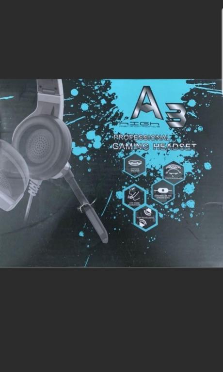 A3 high performance best sale professional gaming headset