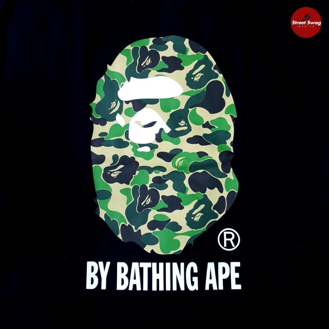 Bape Big Ape Head (ABC Green Camo), Men's Fashion, Tops & Sets, Swim ...