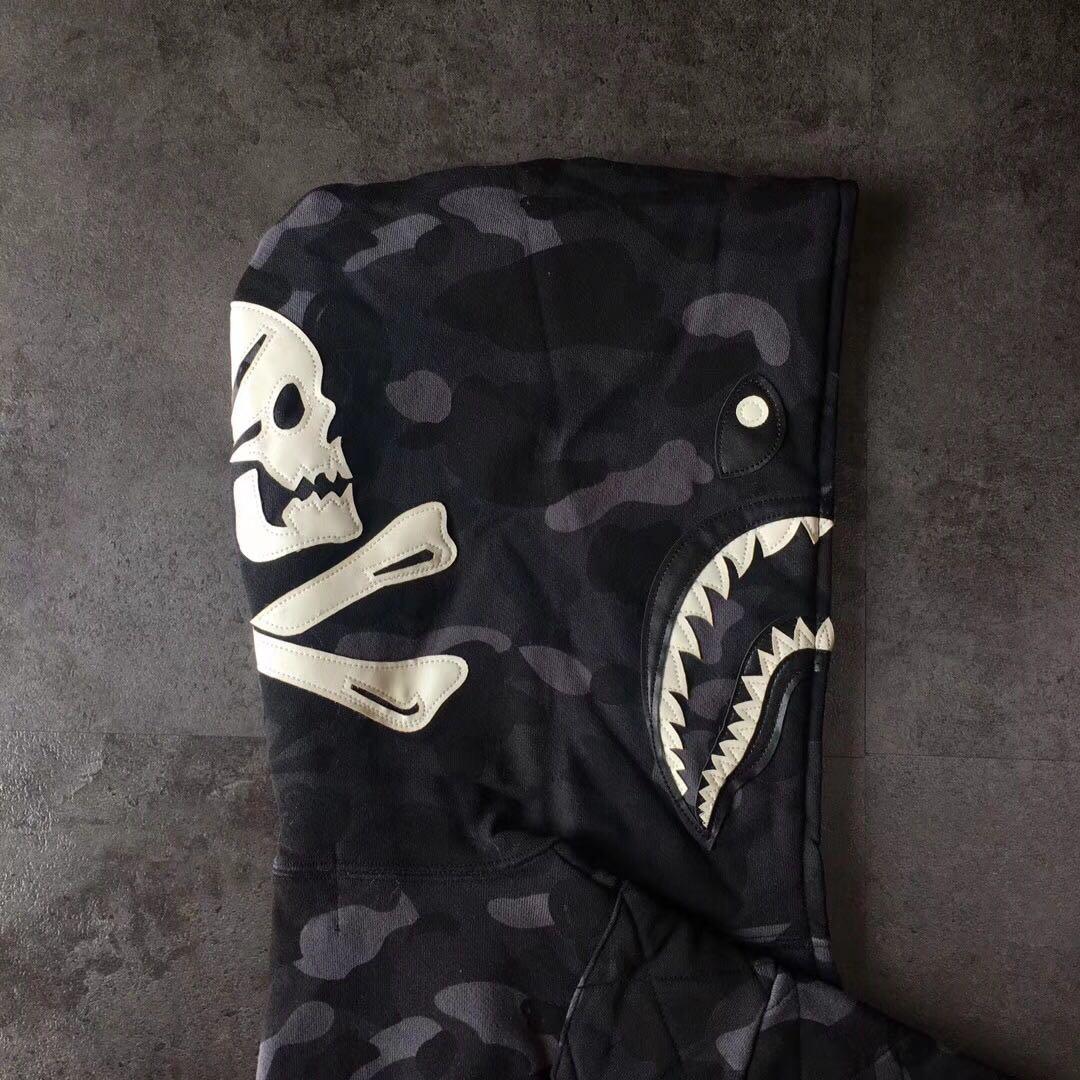 Bape By Bathing Ape x Neighborhood NBHD Shark Camo Hoodie