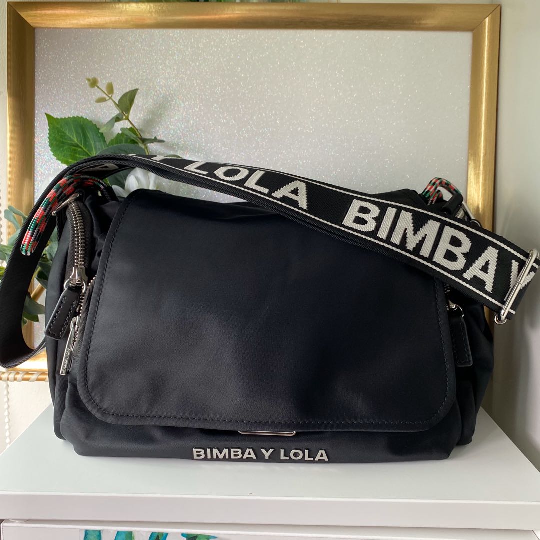 Bimba Y Lola M Nylon Crossbody Bag Gold Hardwares , Women's Fashion, Bags &  Wallets, Cross-body Bags on Carousell