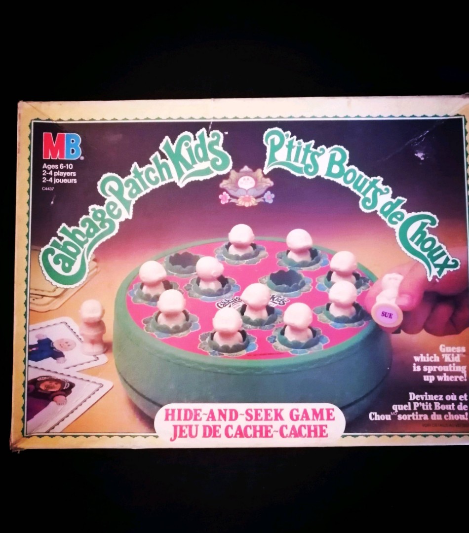 Cabbage Patch Kids vintage Hide & Seek game