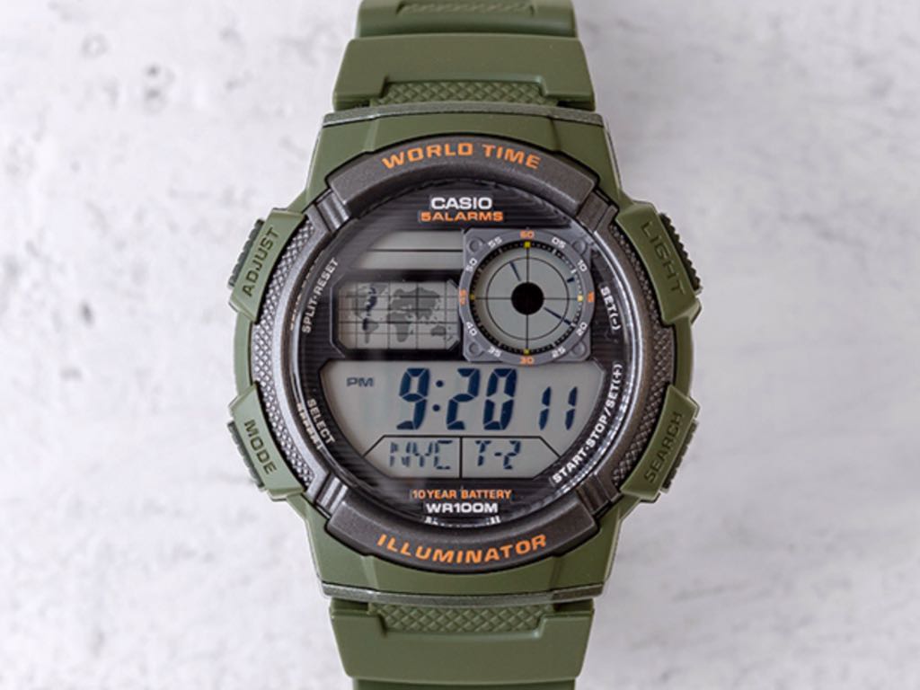 casio salarms illuminator