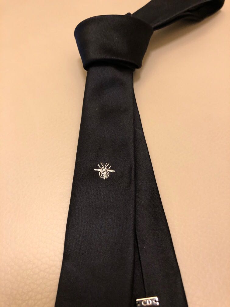 dior bee tie