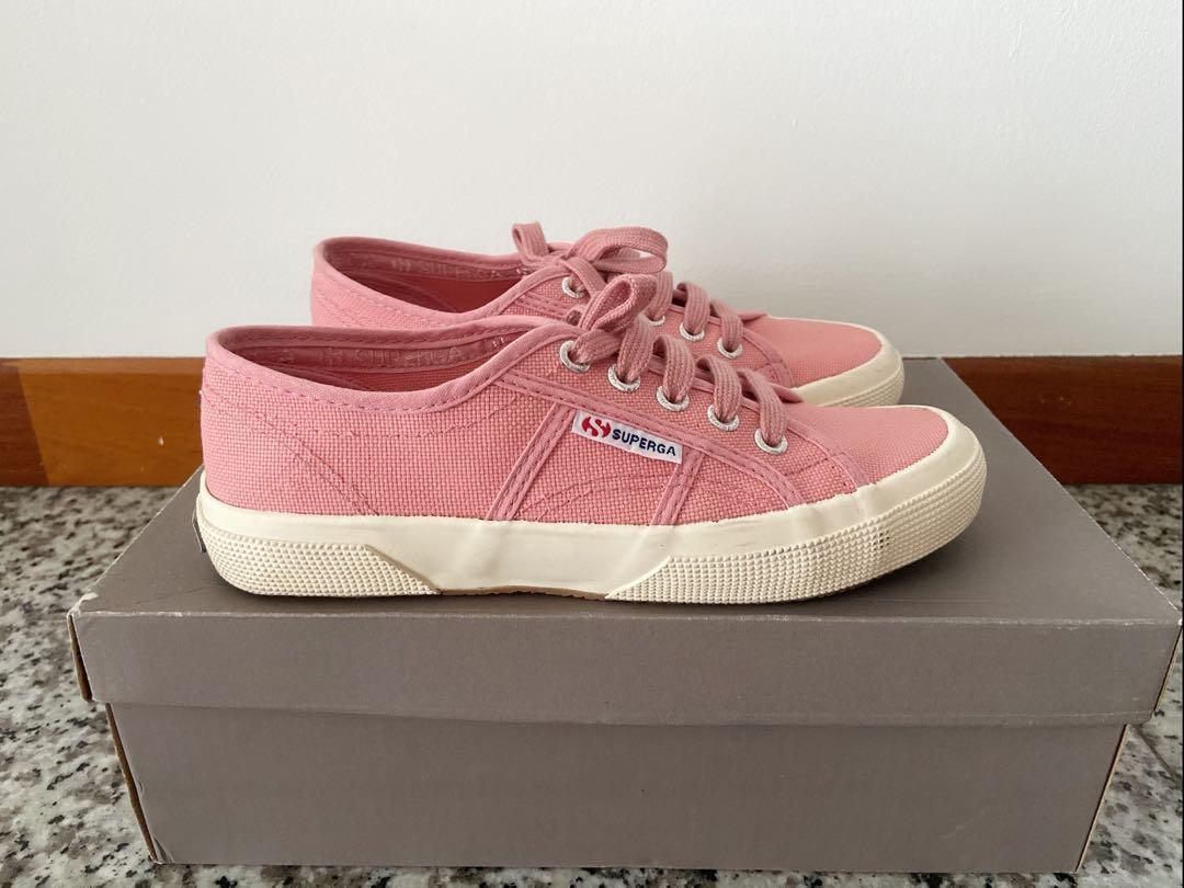 Dusty Pink Superga Women s Fashion Footwear Sneakers on Carousell