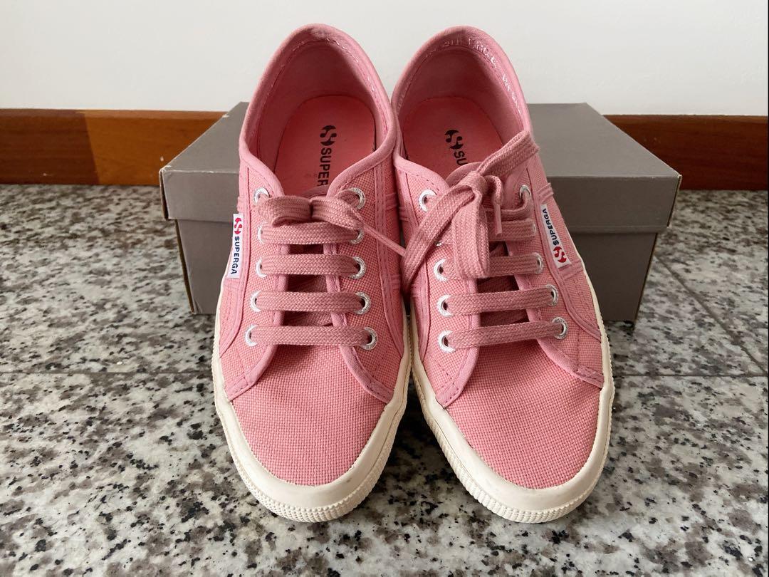 Dusty Pink Superga Women s Fashion Footwear Sneakers on Carousell