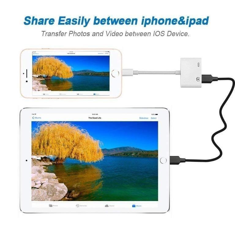 Elecjoy USB Camera Adapter, USB 3.0 Female Otg Adapter Cable with USB