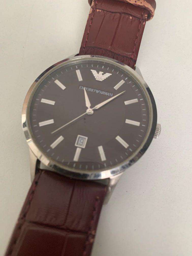emporio armani watch accessories
