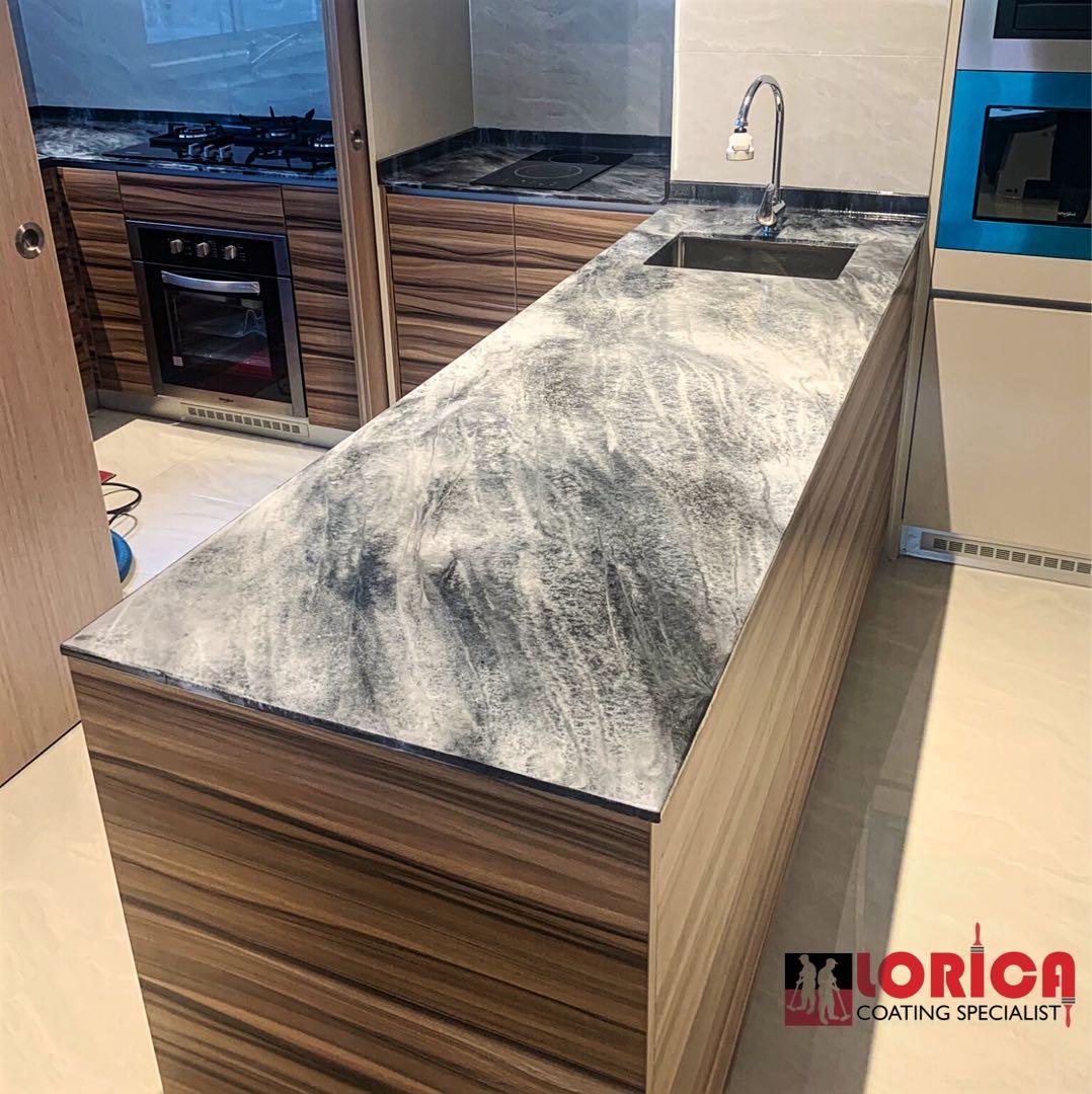 EPOXY KITCHEN TOP, EPOXY COUNTER TOP, EPOXY WORK TOP, EPOXY VANITY TOP