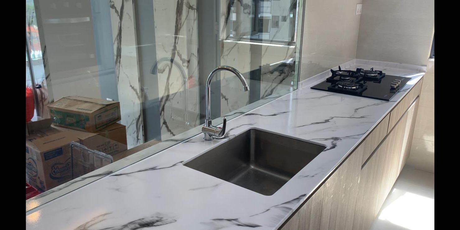 EPOXY KITCHEN TOP, EPOXY COUNTER TOP, EPOXY WORK TOP, EPOXY VANITY TOP