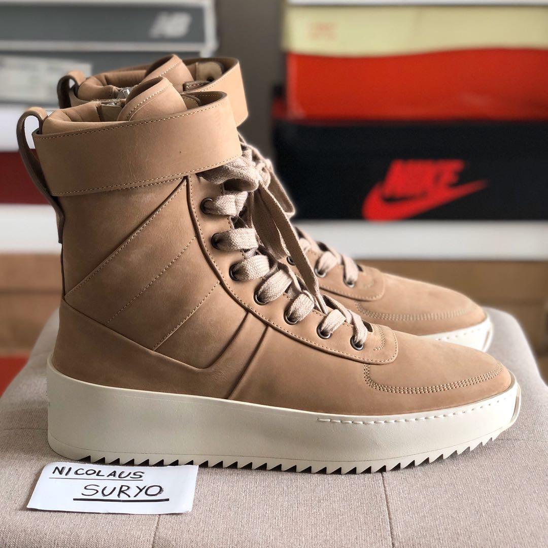 fear of god military sneaker canapa