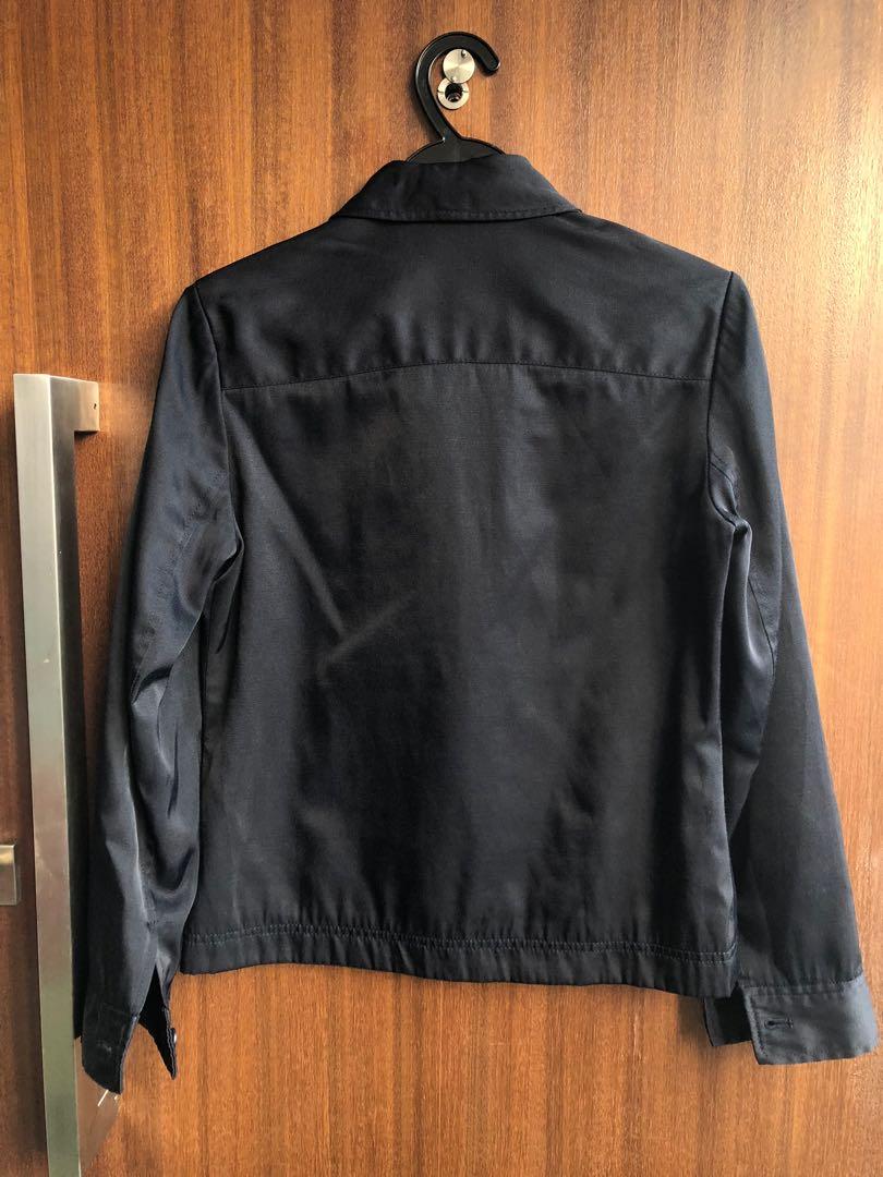 G2000 navy zip blazer jacket Women s Fashion Coats Jackets and Outerwear on Carousell