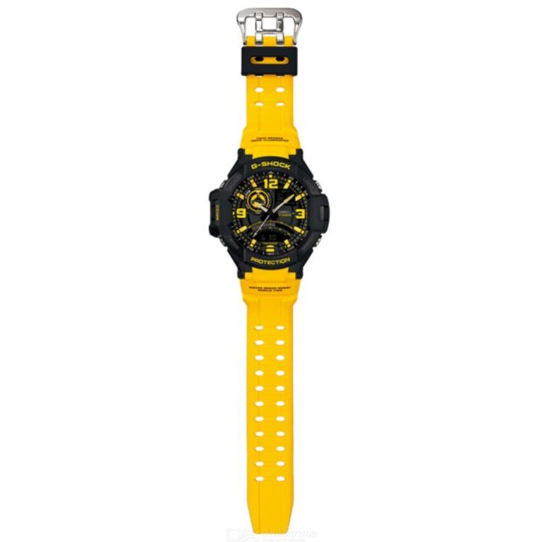 G SHOCK GRAVITYMASTER GA 1000 Yellow Clear Stock