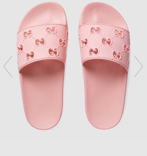 Womens rubber 2024 gg slide sandal