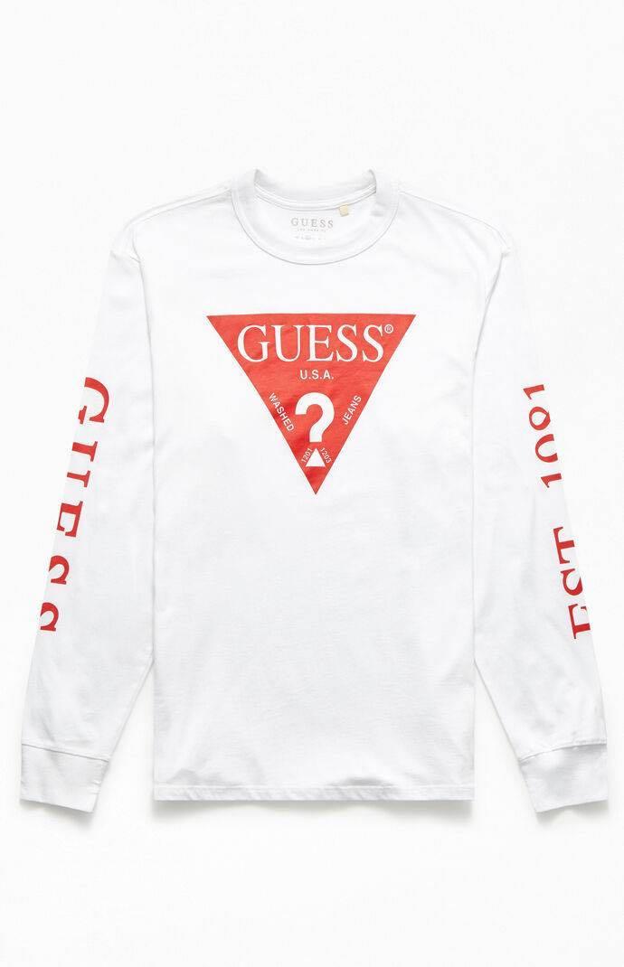 guess long sleeve shirts
