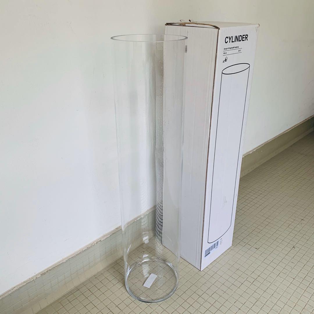 Ikea Cylinder Vase, Furniture & Home Living, Gardening, Pots & Planters on Carousell