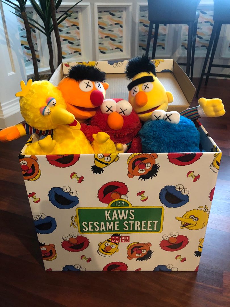 Kaw Sesame Street Uniqlo Plush, Hobbies & Toys, Toys & Games on Carousell