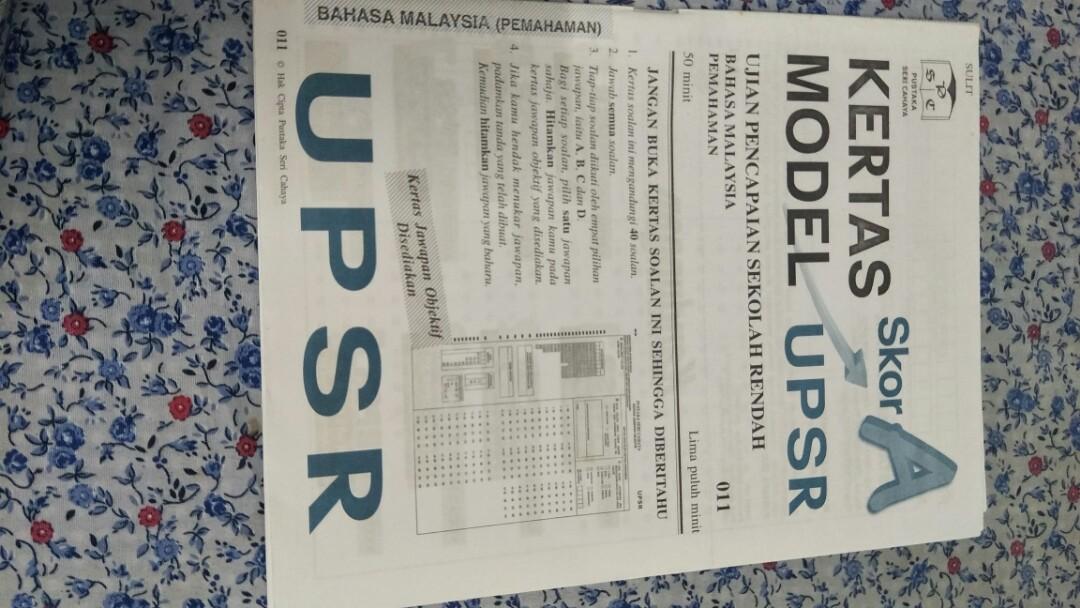 Kertas Model Upsr Bahasa Melayu Textbooks On Carousell