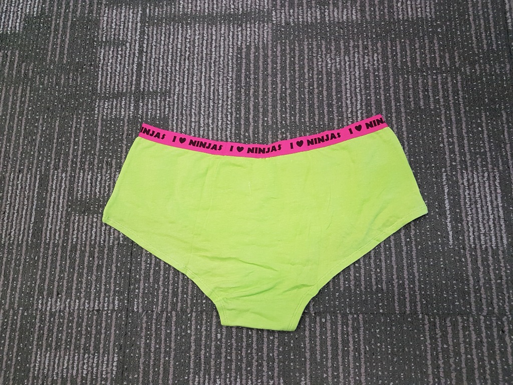 L251 大碼/Large/EUR40/UK12 #出口英國貨辦 女裝內褲 棉質 忍者龜 Teenage Mutant Ninja Turtles Cotton underwear panty brief Export UK Sample (without brand label)