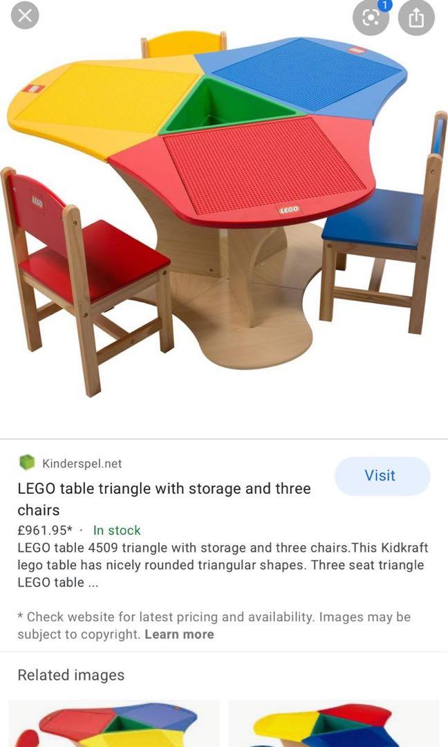 3 sided sales lego table