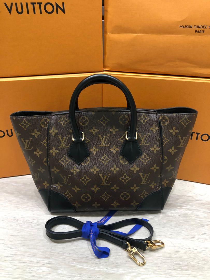 LOUIS VUITTON Monogram Phenix PM Black 1259098