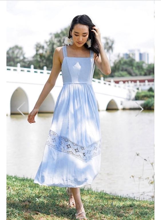periwinkle blue maxi dress