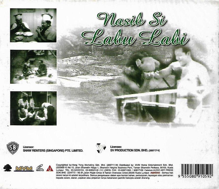 Malay Movie Vcd P Ramlee Nasib Si Labu Labi Music Media Cd S Dvd S Other Media On Carousell