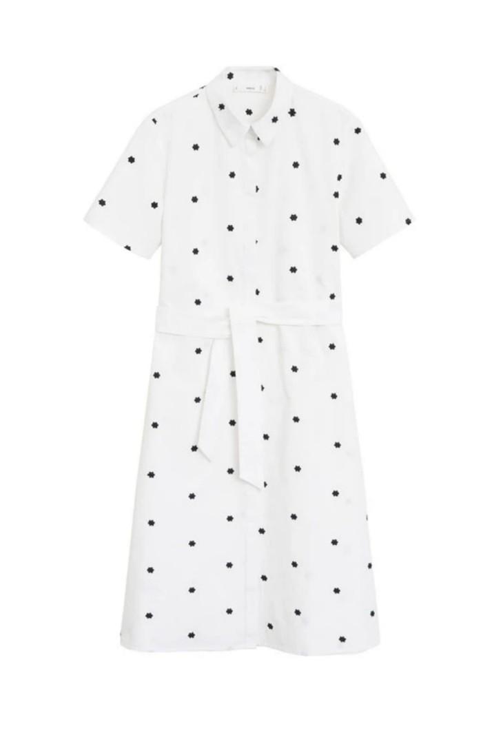 Bnwt Mango Belt Shirt Dress Sale Women S Fashion Clothes