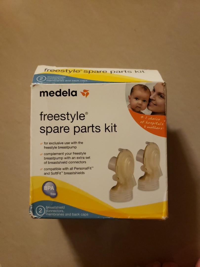 Medela freestyle spare parts kit 美德牌 雙泵配件(1盒2個包裝), 兒童＆孕婦用品, 護理及餵哺, 護理及餵