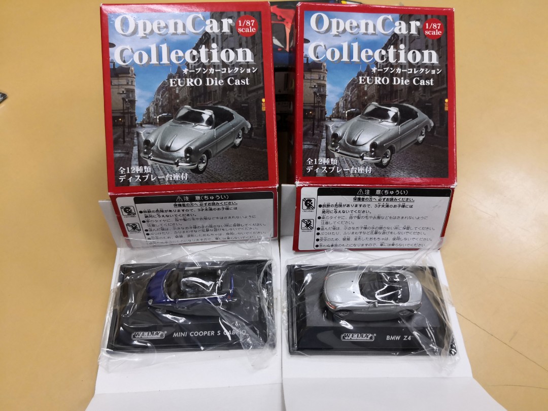 Mini Cooper S Cabrio Bmw Z4 1比87車仔 玩具 遊戲類 玩具 Carousell