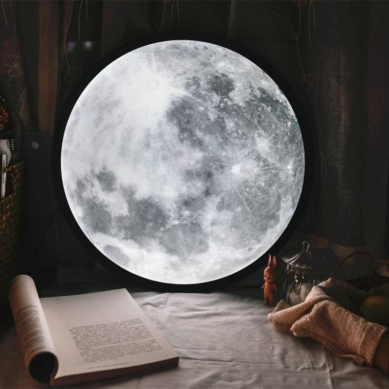 Moon Mirror Lamp月球鏡子燈 #mirror #led #lamp #moon  #鏡 #ii