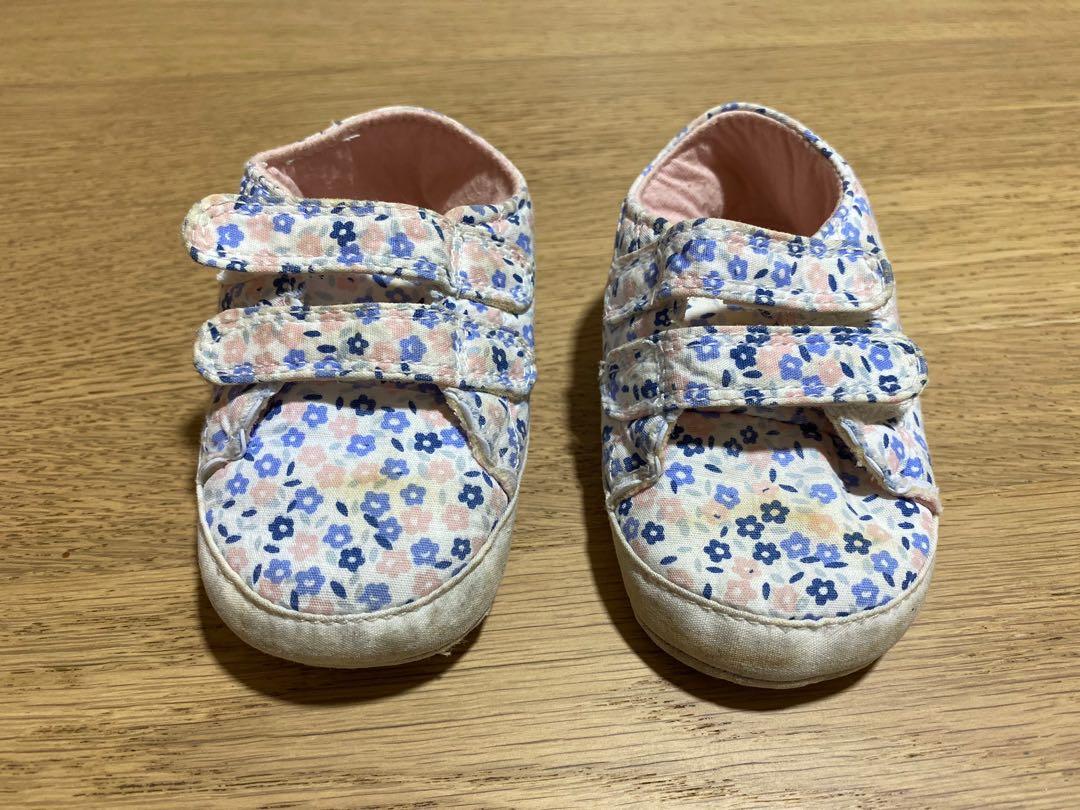 Mothercare Floral Baby Cloth Shoes 