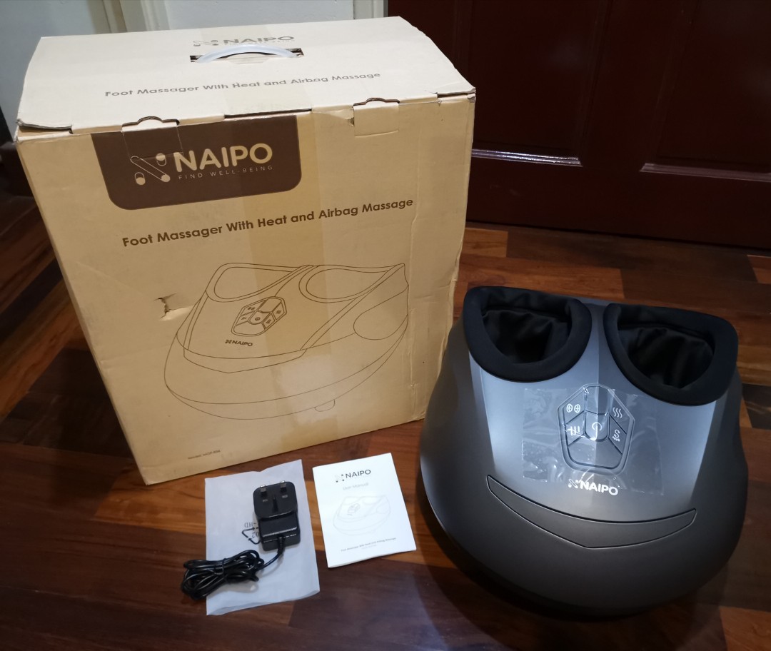 NAIPO FOOT MASSAGER WITH HEAT AND AIRBAG MASSAGE Beauty