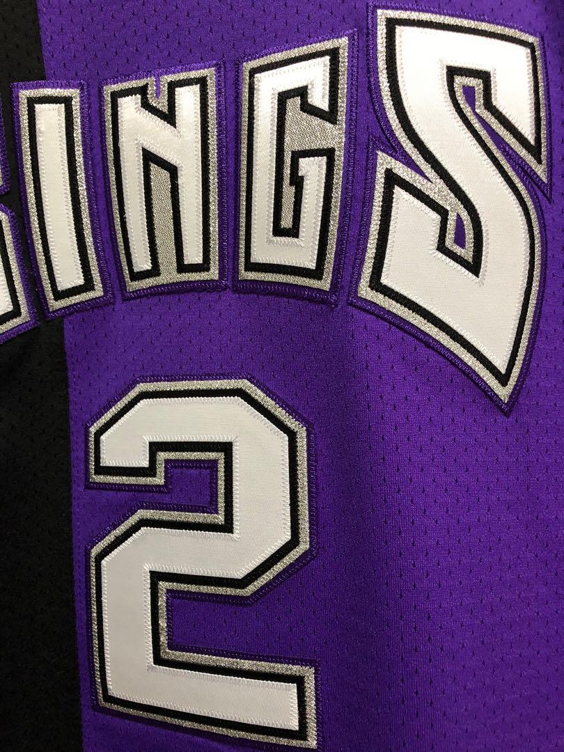 Men's Mitchell & Ness Mitch Richmond Purple Sacramento Kings Hardwood Classics Swingman Jersey Size: Medium