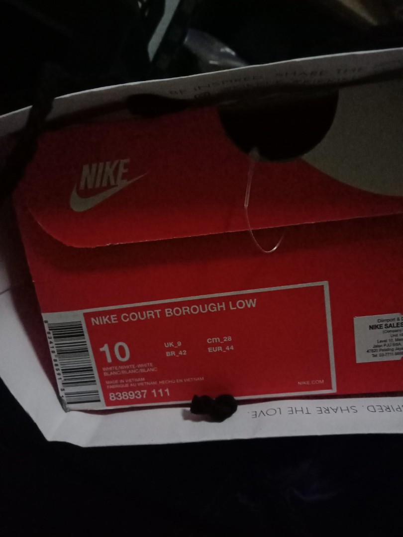 nike court borough low 44