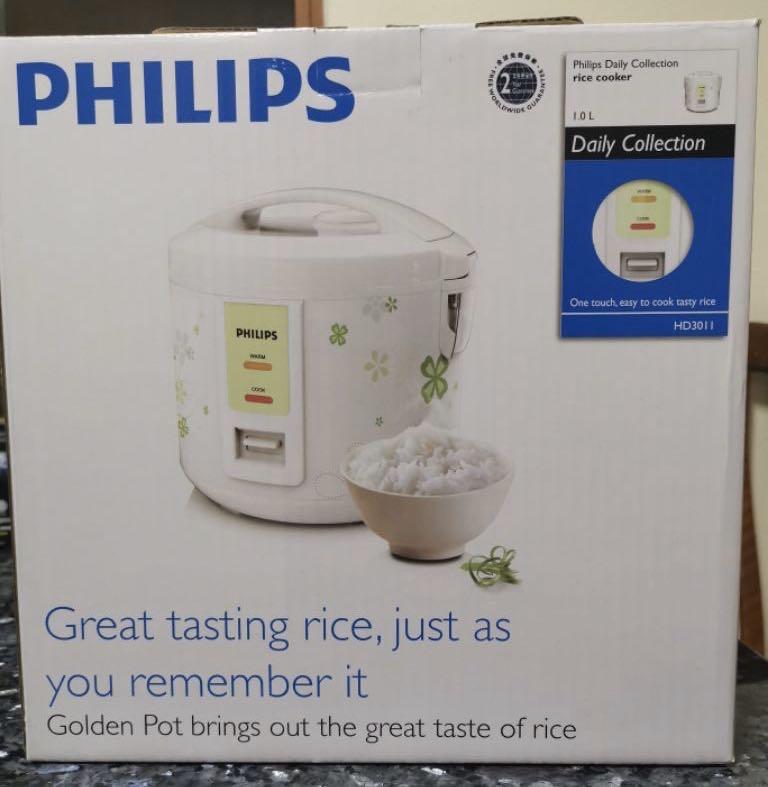 Philips rice cooker still in box, TV & Home Appliances, Kitchen ...