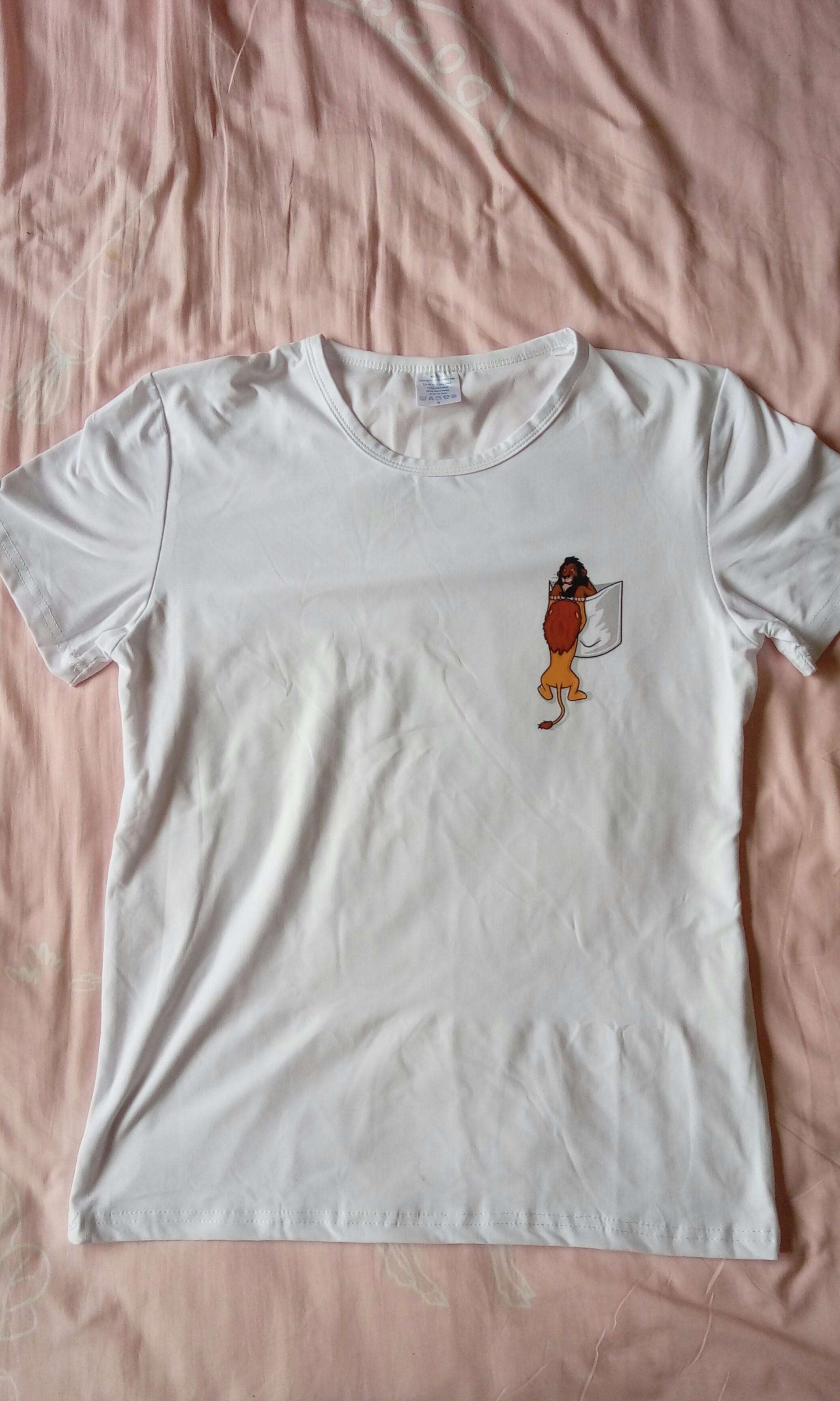 Cute Pocket T-Shirts, Women's Fashion 