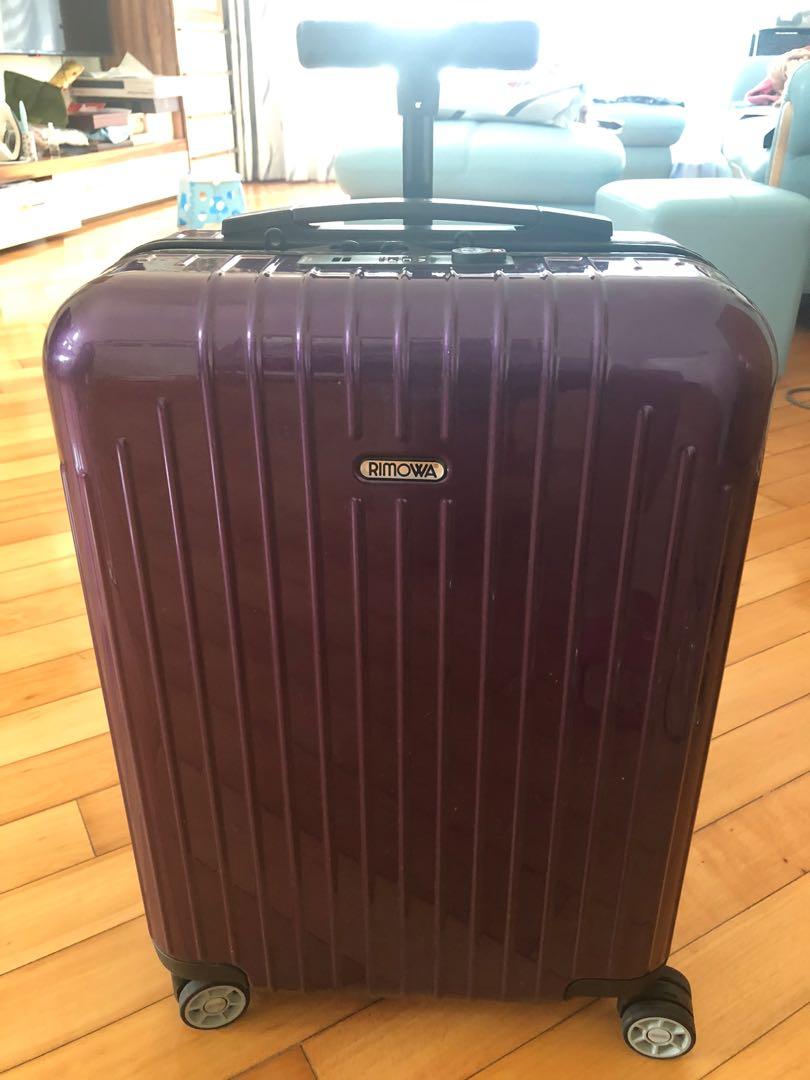 Rimowa salsa air 21 luggage purple