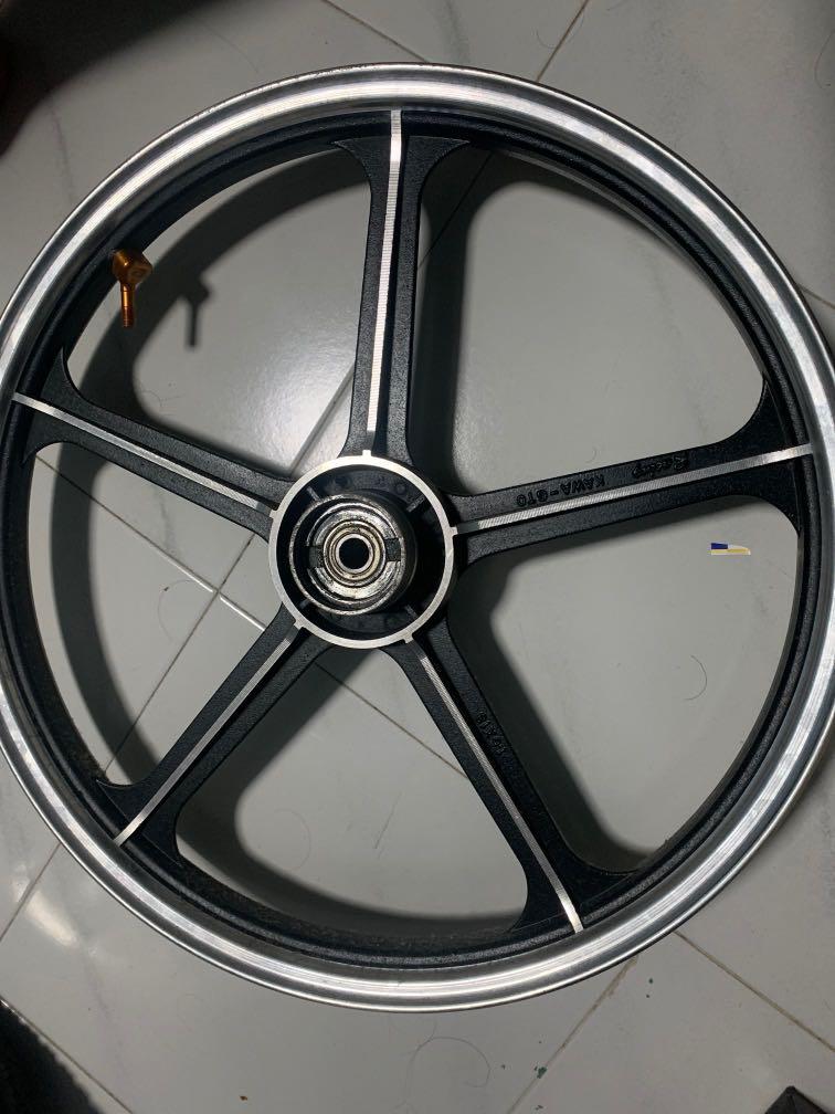 RXZ rims, kawa racing GTO and 1 black takasago excel rim, Motorcycles ...