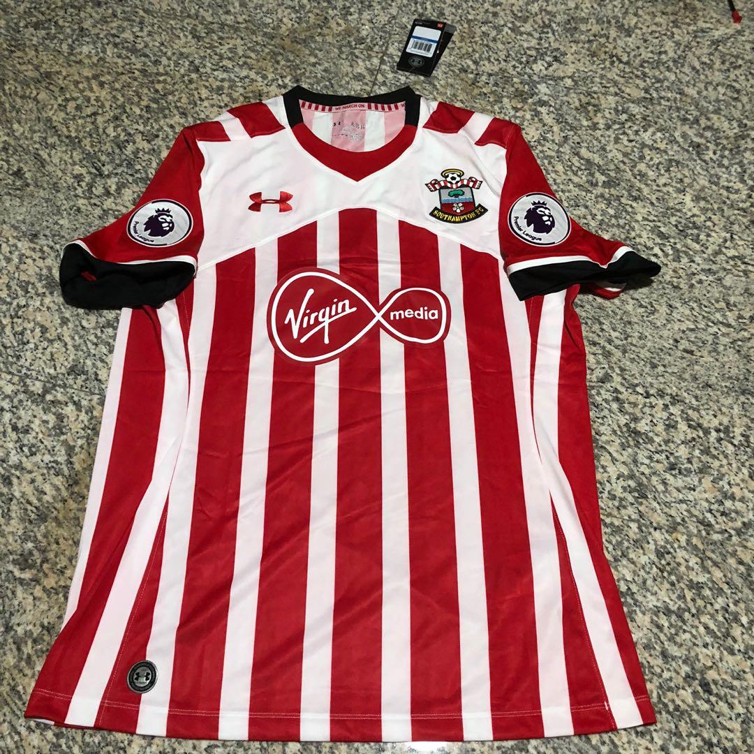 Southampton Fc 2017 Virgil Van Dijk Home Jersey Sports Sports Apparel On Carousell